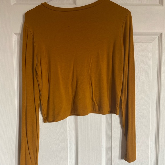 ZARA Orange crop sweater - Picture 3 of 3